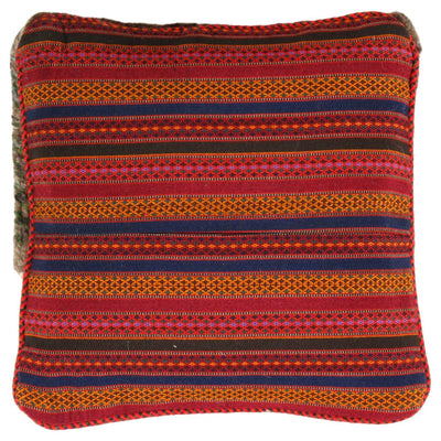 Fine Hand knotted Gabbeh pillow 16"X 16"