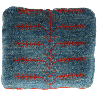 Fine Hand knotted Gabbeh pillow 15"X 16"