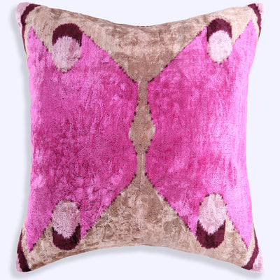 Canvello 手工奢華粉色抱枕 - 16x24