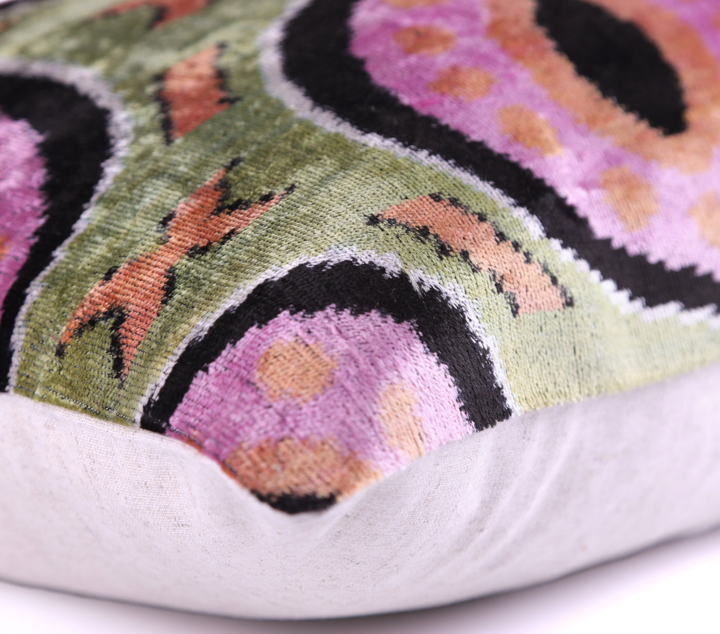 Canvello 手工奢華粉色抱枕 - 16x24