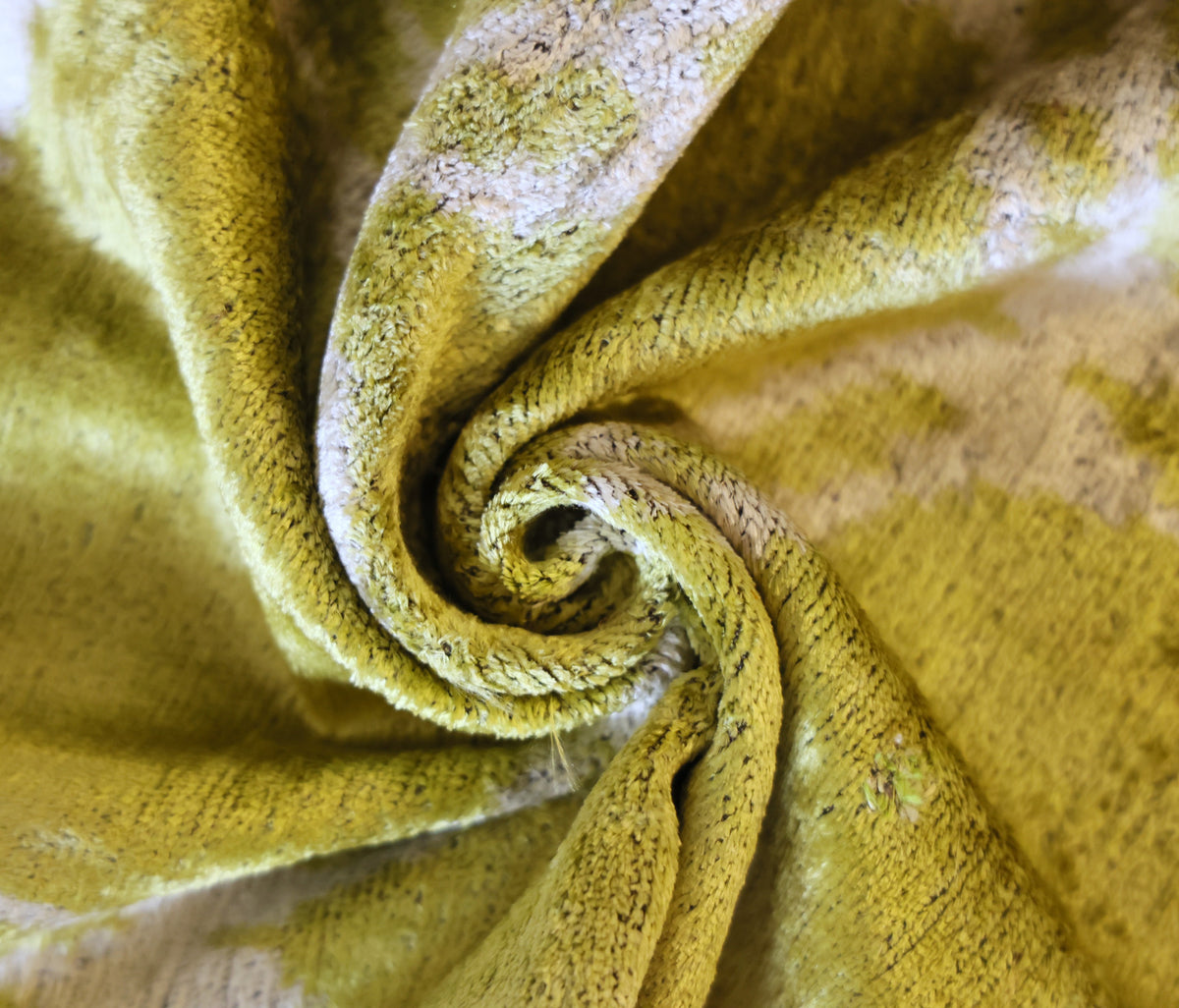 Olive Green Silk Velvet Pillow 20x20 | Handmade Designer Accent Cushion
