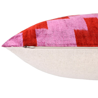 Canvello 手工奢華粉色抱枕 - 16x24