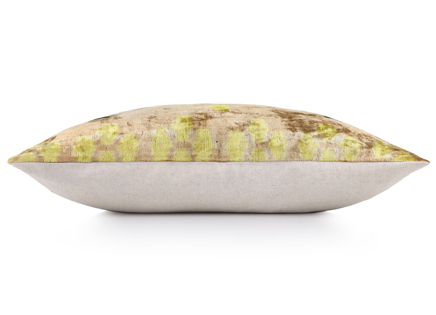 Neutral & Black Tribal Arrow Velvet Throw Pillow – 24x24 in | Handcrafted Silk Cushion