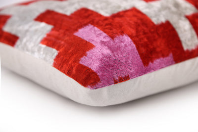 Canvello 手工奢華粉色抱枕 - 16x24