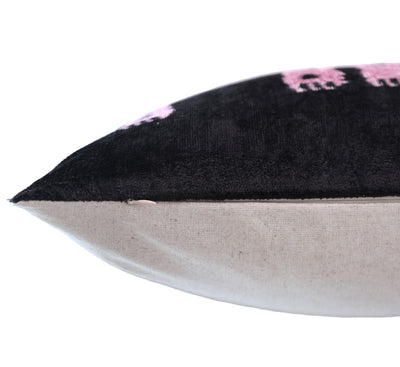 Best-Selling Pink Panther Velvet Pillow – Handmade 16x24 Lumbar