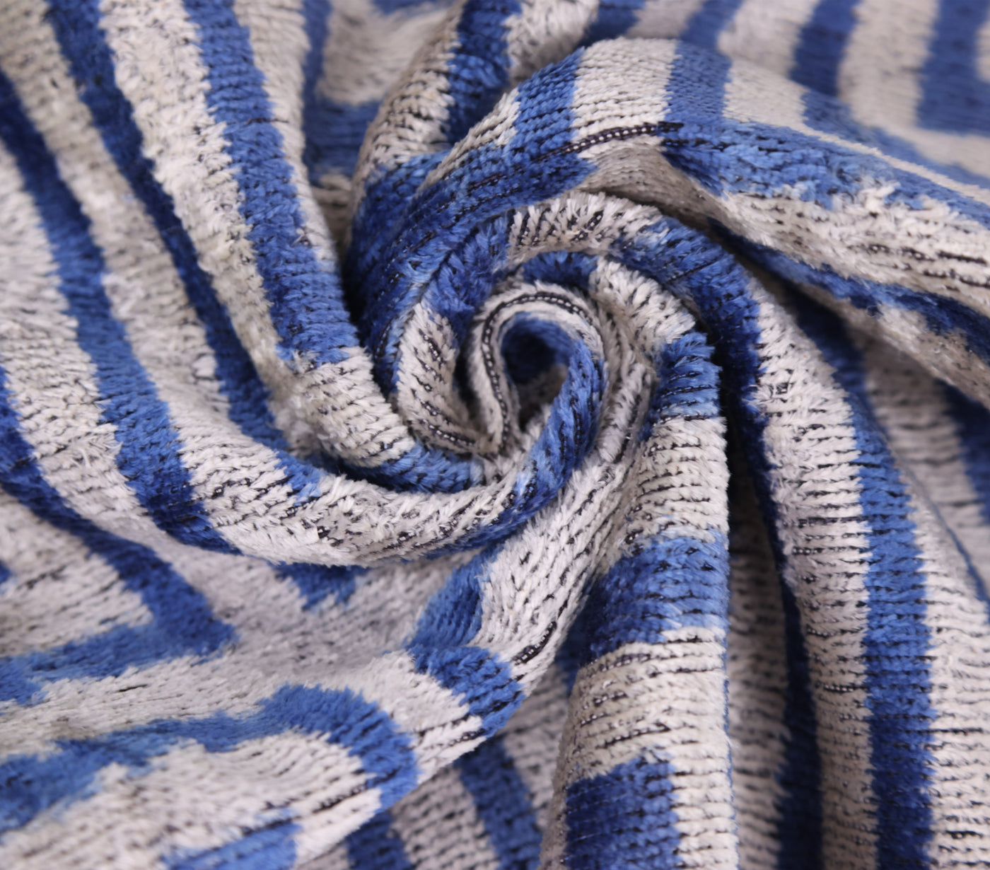 Luxury Silk Velvet Pillow 16x24 – Handmade Blue Geometric Square Lumbar Cushion