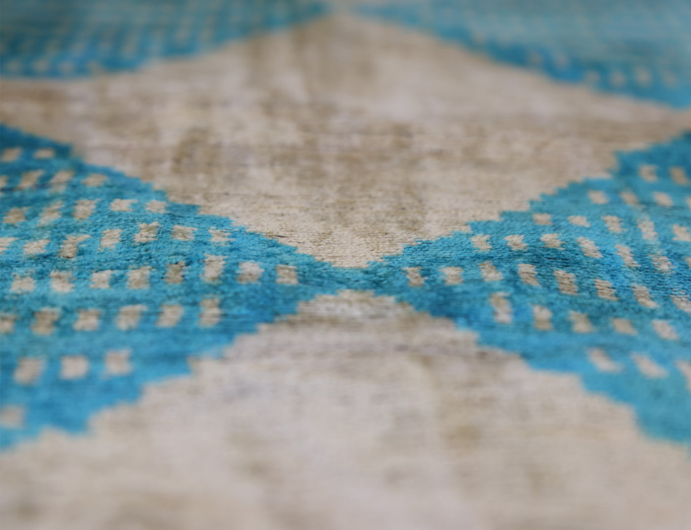 Handmade 16x24 Turquoise Silk Velvet Throw Pillow – Luxury Geometric Lumbar Cushion