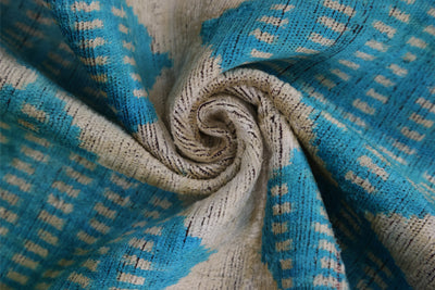 Handmade 16x24 Turquoise Silk Velvet Throw Pillow – Luxury Geometric Lumbar Cushion