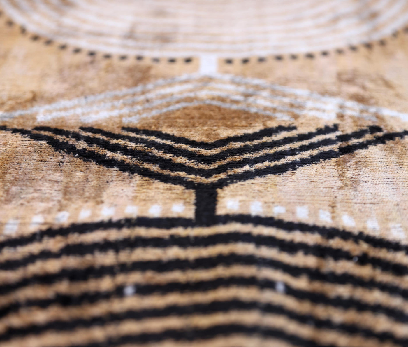 Luxury Earth-Tone Silk Velvet Throw Pillow 16x24 – Handmade Tribal Modern Geometric Lumbar