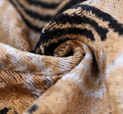 Luxury Earth-Tone Silk Velvet Throw Pillow 16x24 – Handmade Tribal Modern Geometric Lumbar