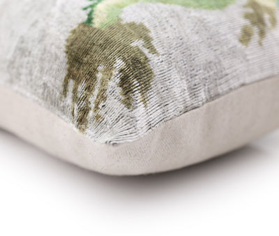 Luxury Dragon Silk Velvet Pillow 16x24 – Handmade Artisan Lumbar Cushion