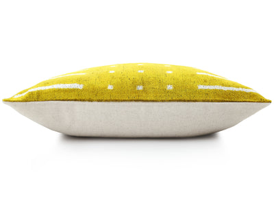 Handmade Mustard Yellow Velvet Lumbar Pillow 16x24 – Modern Geometric Designer Cushion