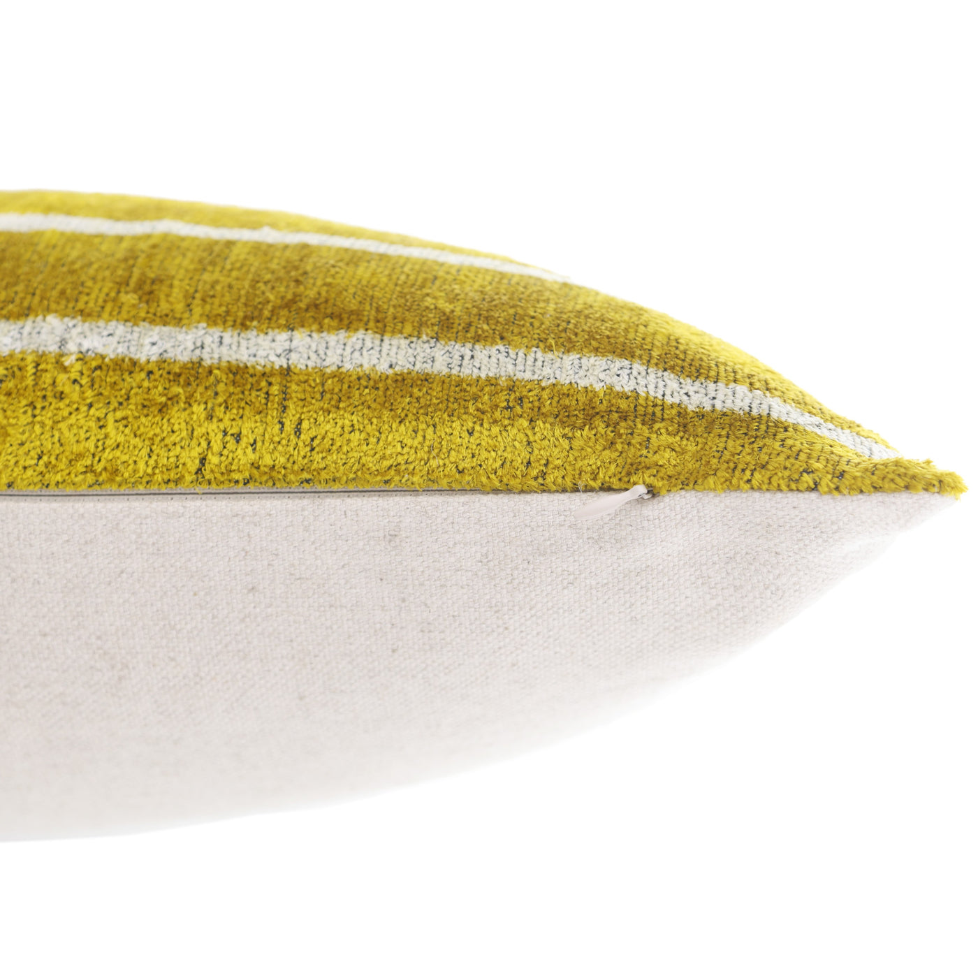 Handmade Mustard Yellow Velvet Lumbar Pillow 16x24 – Modern Geometric Designer Cushion