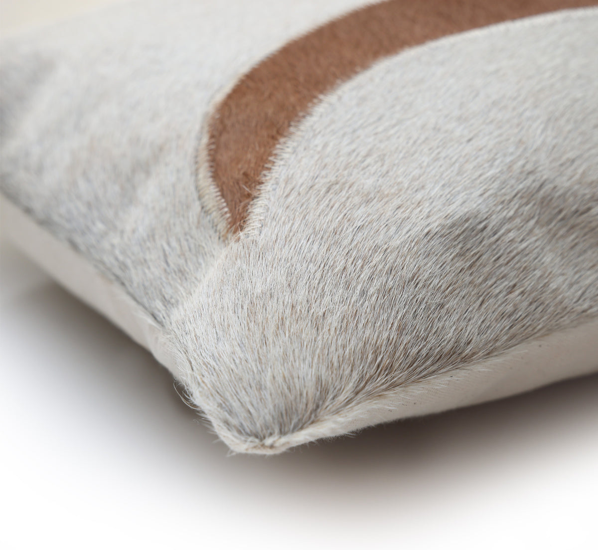 Luxury Longhorn Cowhide Leather Throw Pillow 16x24 | Handmade Western Designer Lumbar Cushion