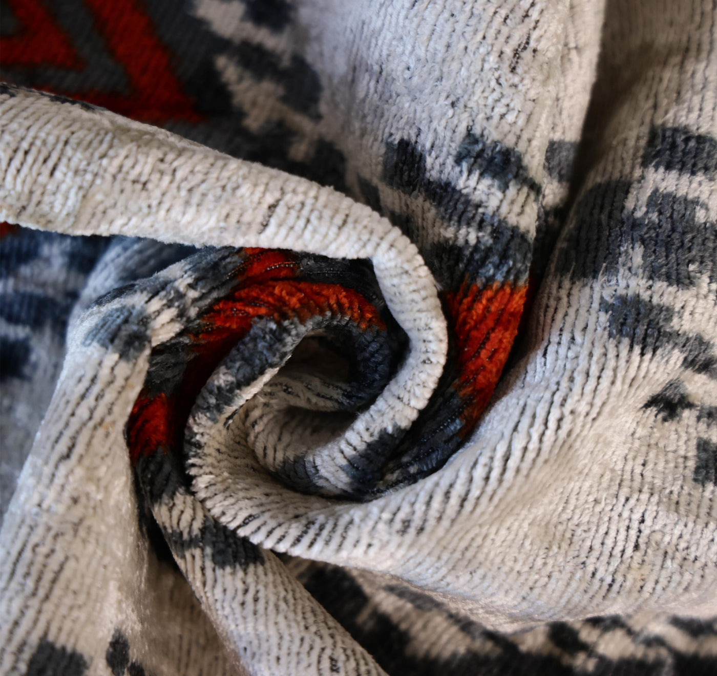 Red Diamond Silk Velvet Pillow 20x20 Handmade Luxury Cushion