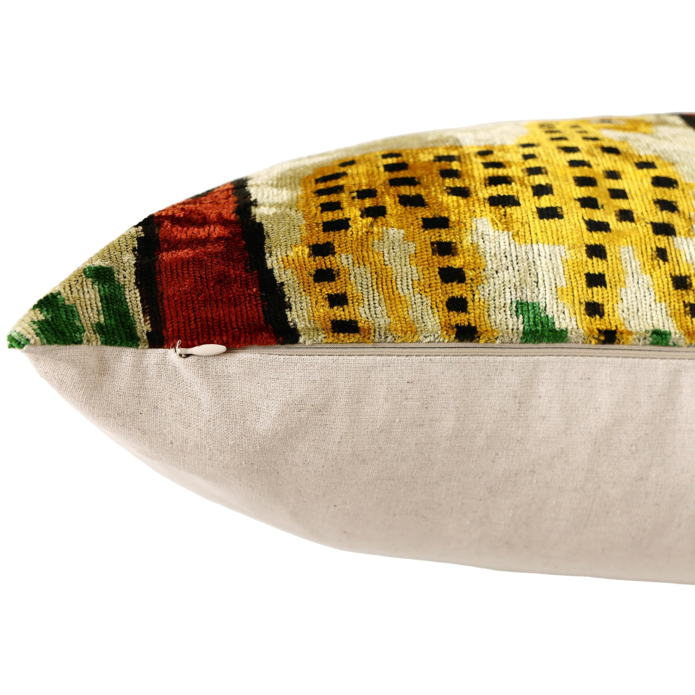 Safari Scene Silk Velvet Pillow 16x24 Handmade Luxury Cushion