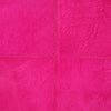 Handmade Fuchsia Cowhide Leather Ottoman Pouf 18x18 Statement Cube
