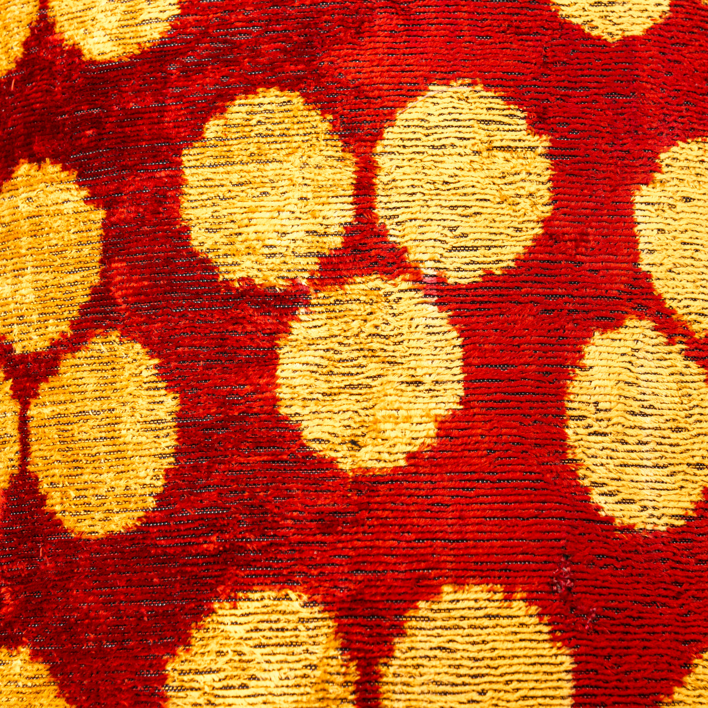 Handmade Velvet Pillow with Down Feather insert – Ruby Red & Gold Polka Dots, 16x24"