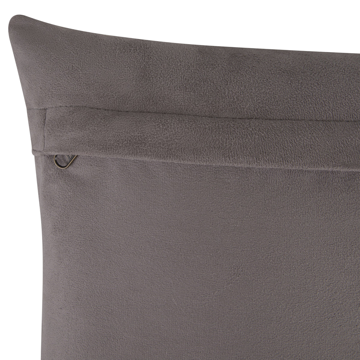 Genuine Cowhide Leather Decorative Throw Pillow - Gray and Ivory Diamond Patchwork, 20x20