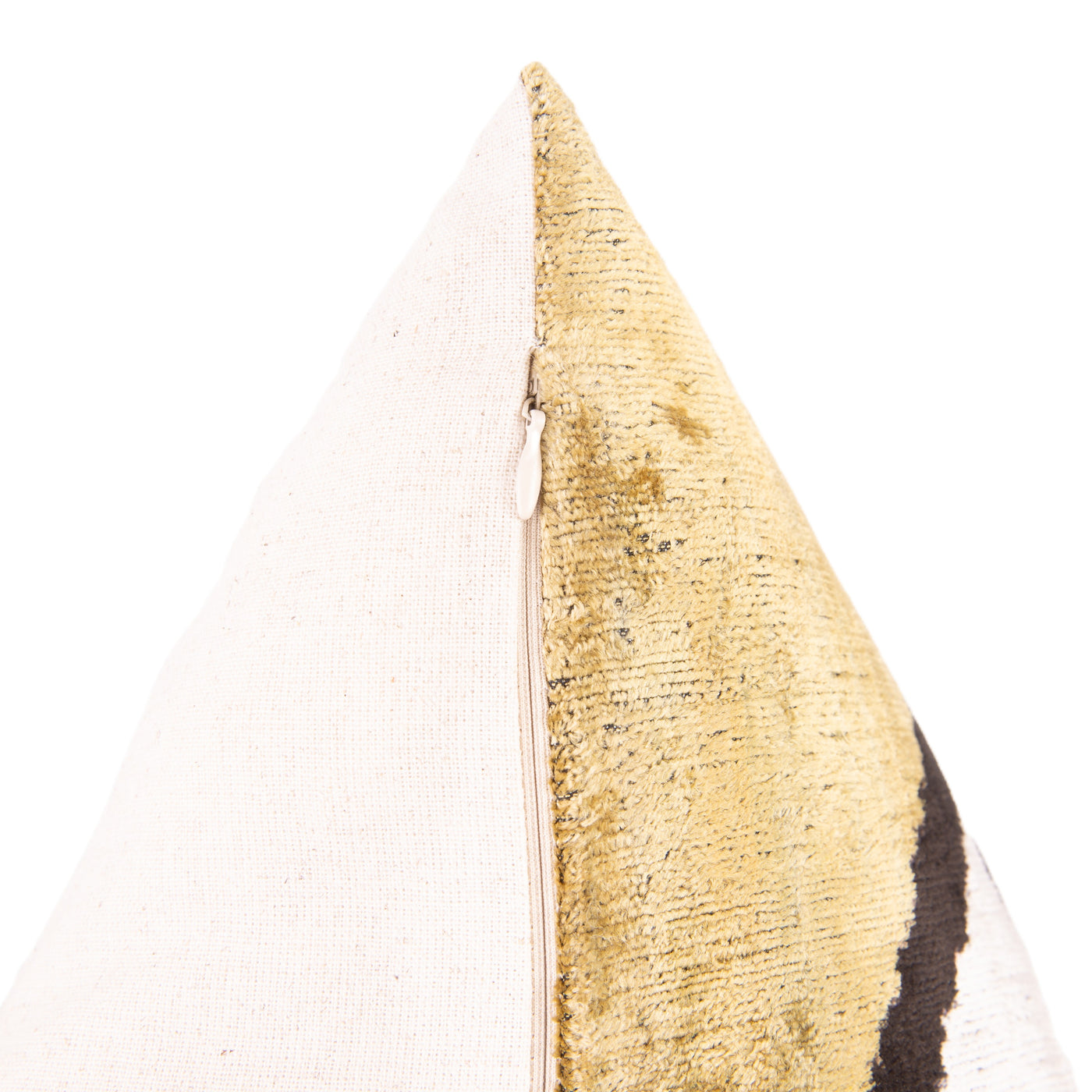 Canvello Handmade Velvet Evil Eye Pillow – 16x24 Artistic Throw Cushion for Home Decor – Feather Down Insert, Vegetable-Dyed, Bohemian Accent for Sofa, Couch & Furniture, Hidden Zipper