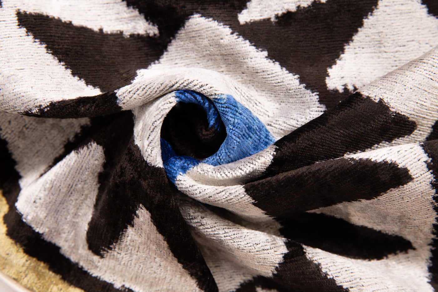 Canvello Handmade Velvet Evil Eye Pillow – 16x24 Artistic Throw Cushion for Home Decor – Feather Down Insert, Vegetable-Dyed, Bohemian Accent for Sofa, Couch & Furniture, Hidden Zipper