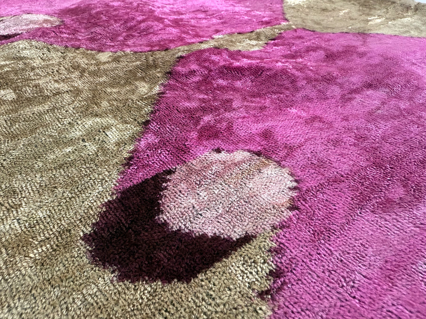 Canvello 手工奢華粉色抱枕 - 16x24