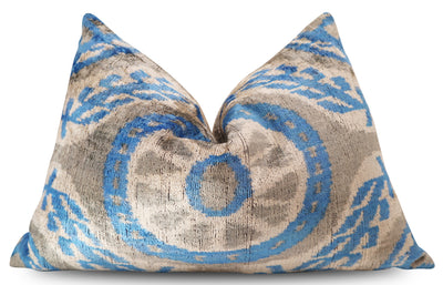Blue Carbon Grey Pillow | Luxury Blue Carbon Grey Pillow | Canvello