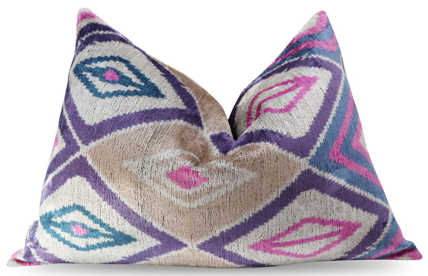 Luxury Pink Purple Beige Pillow | Pink Purple Beige Pillow | Canvello