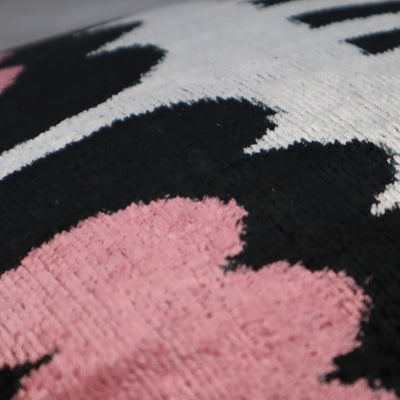 Pink Black White Pillows | Luxury Decorative Pillows | Canvello