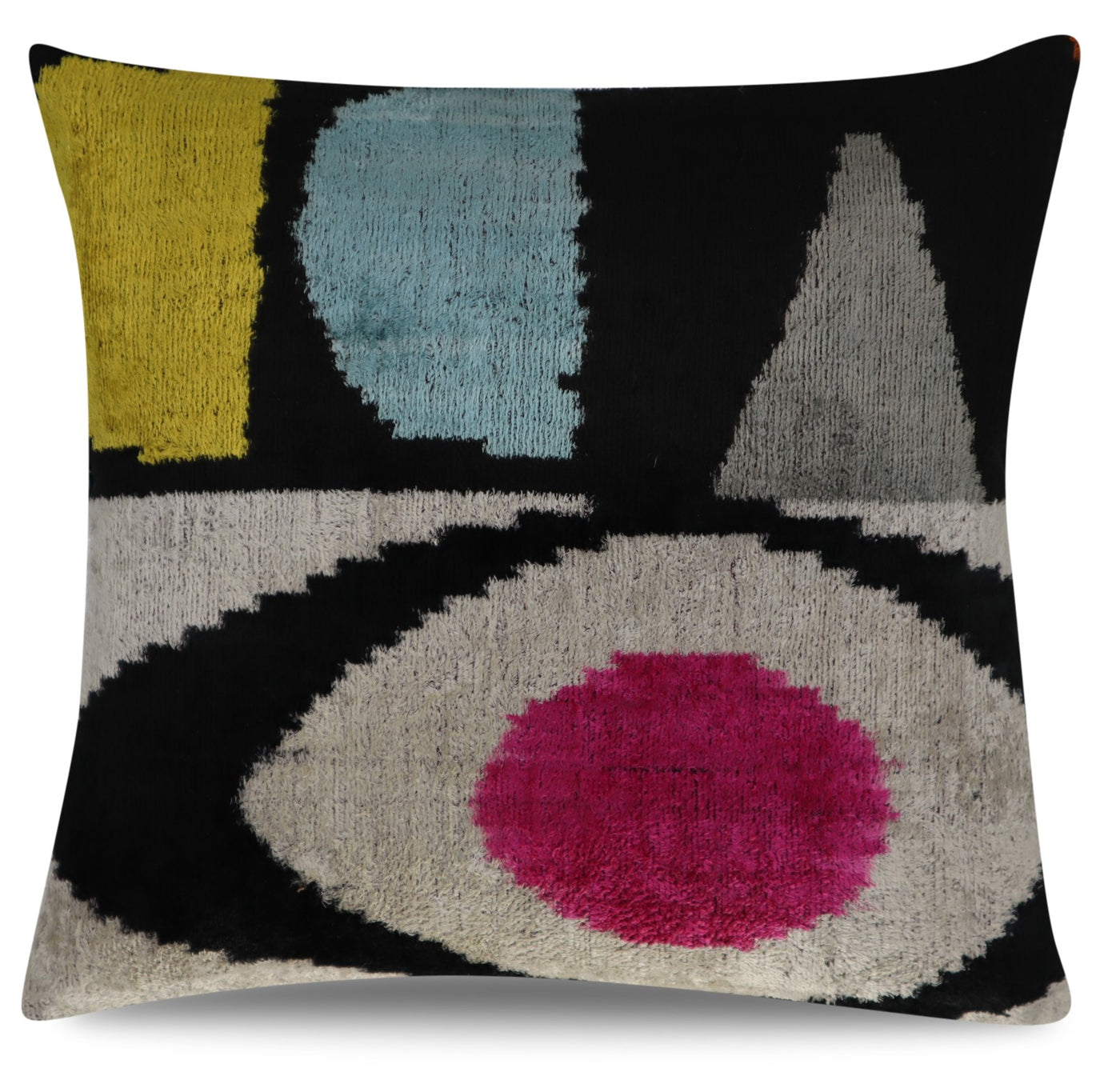 Pink and Purple Pillow | Evil Eye Throw Pillow | Canvello