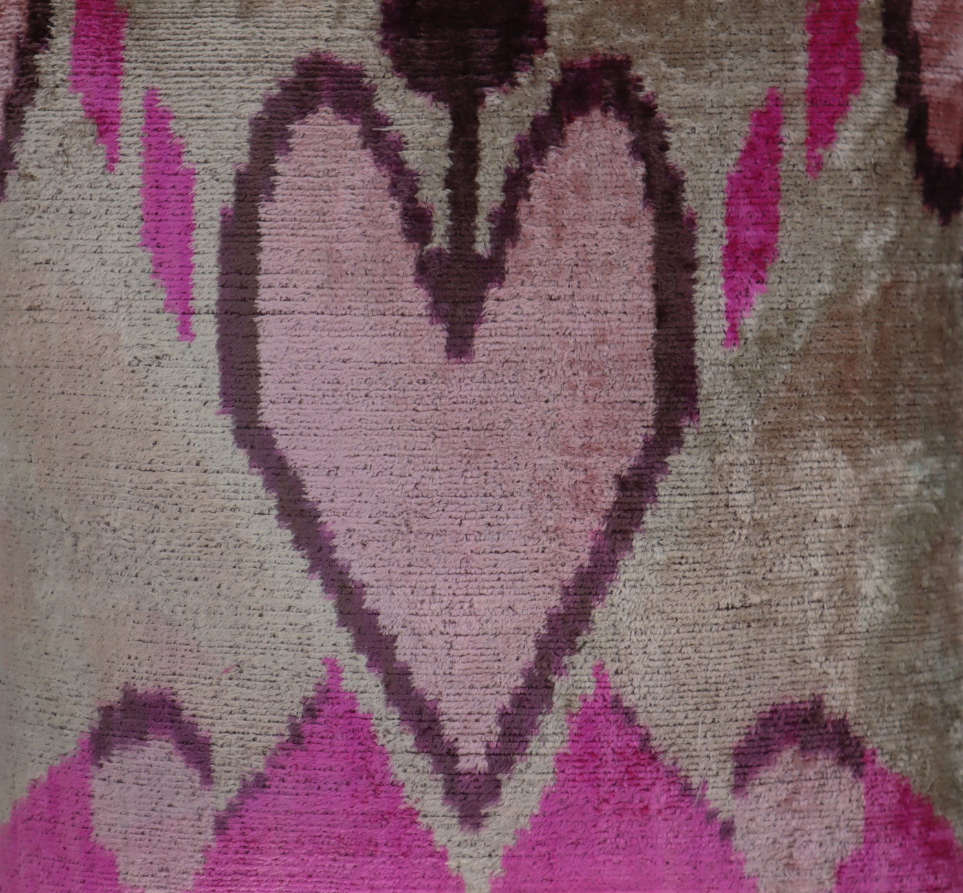 Pink and Purple Throw Pillow | Canvello Silk Pillow | Canvello