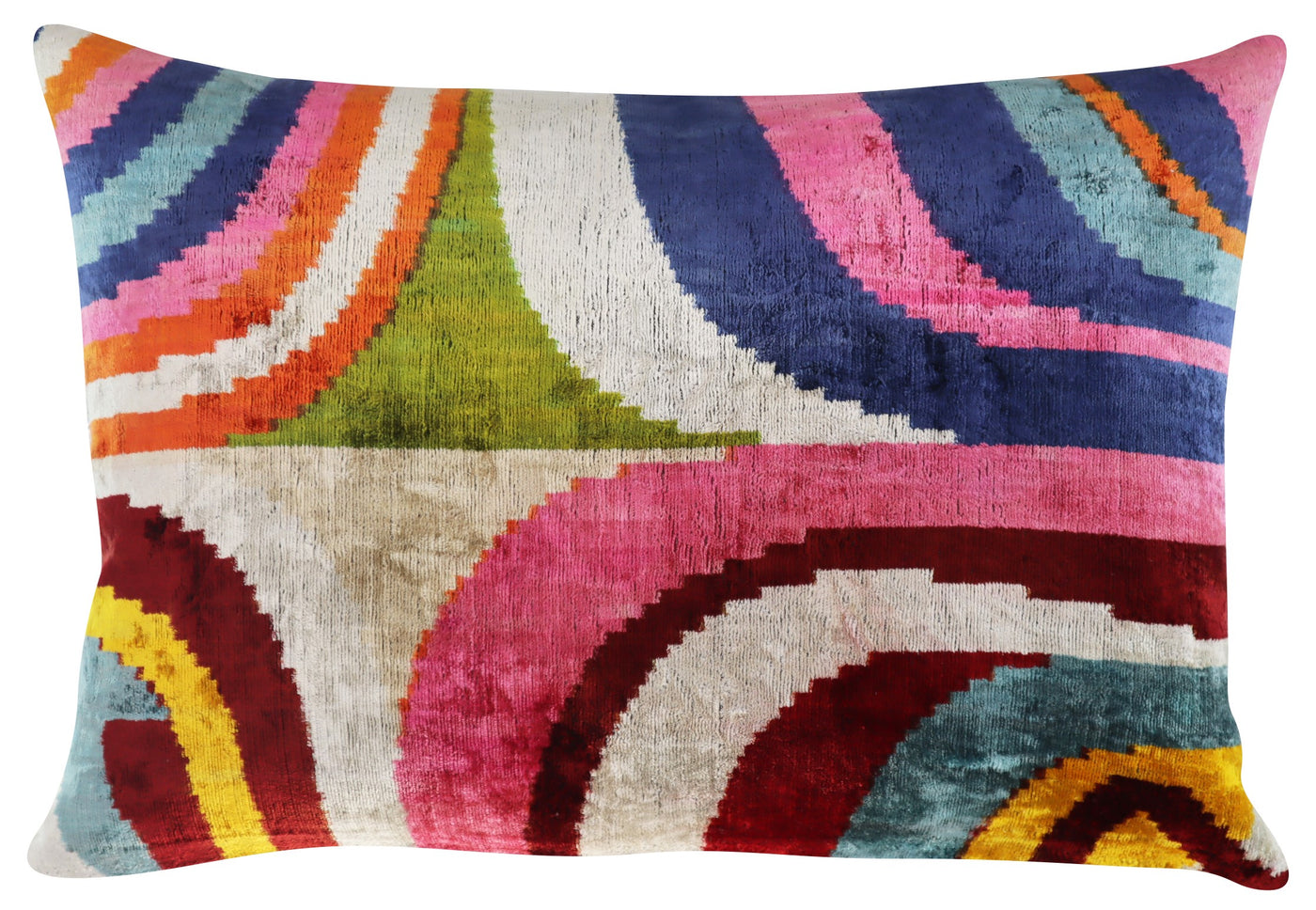 Handmade Multi Color Pillow | Rainbow Handmade Pillow | Canvello