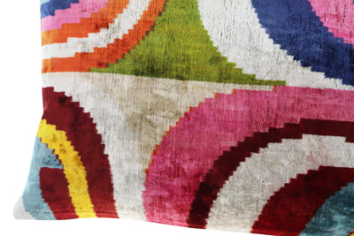Handmade Multi Color Pillow | Rainbow Handmade Pillow | Canvello