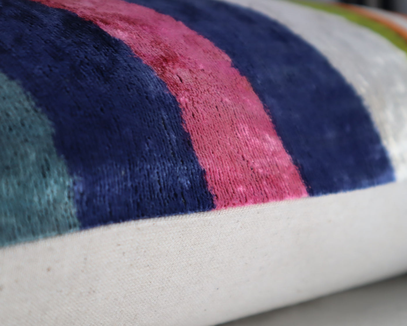 Handmade Multi Color Pillow | Rainbow Handmade Pillow | Canvello