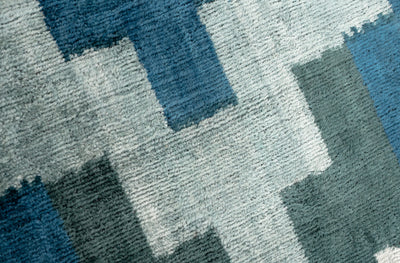 Almohada Lumbar Decorativa Azul Marino Canvello - 40x60cm
