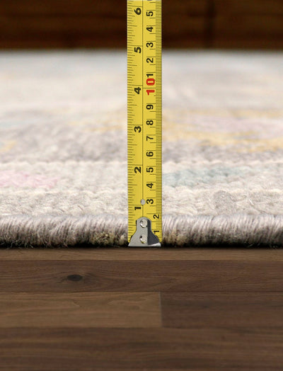 Oushak Hand-Knotted Area Rug, Silver/Grey