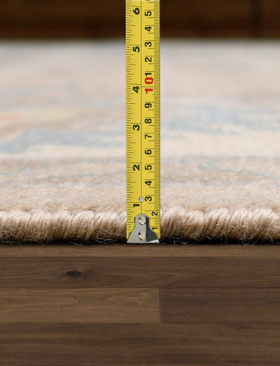 Oushak Hand-Knotted Area Rug, Beige/Ivory