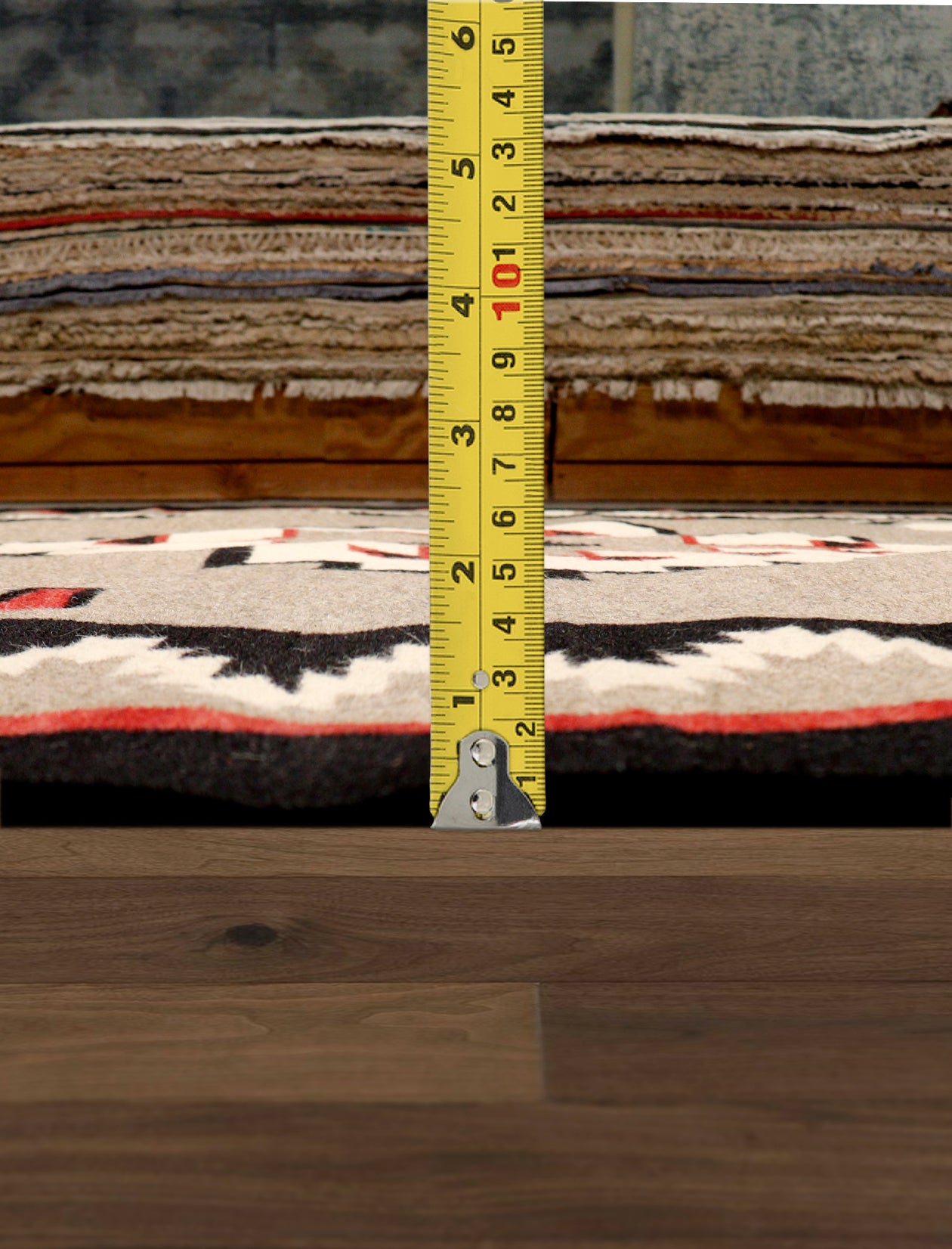 Canvello Reversible Wool Mocha Area Rug- 8'11'' X 12'1''