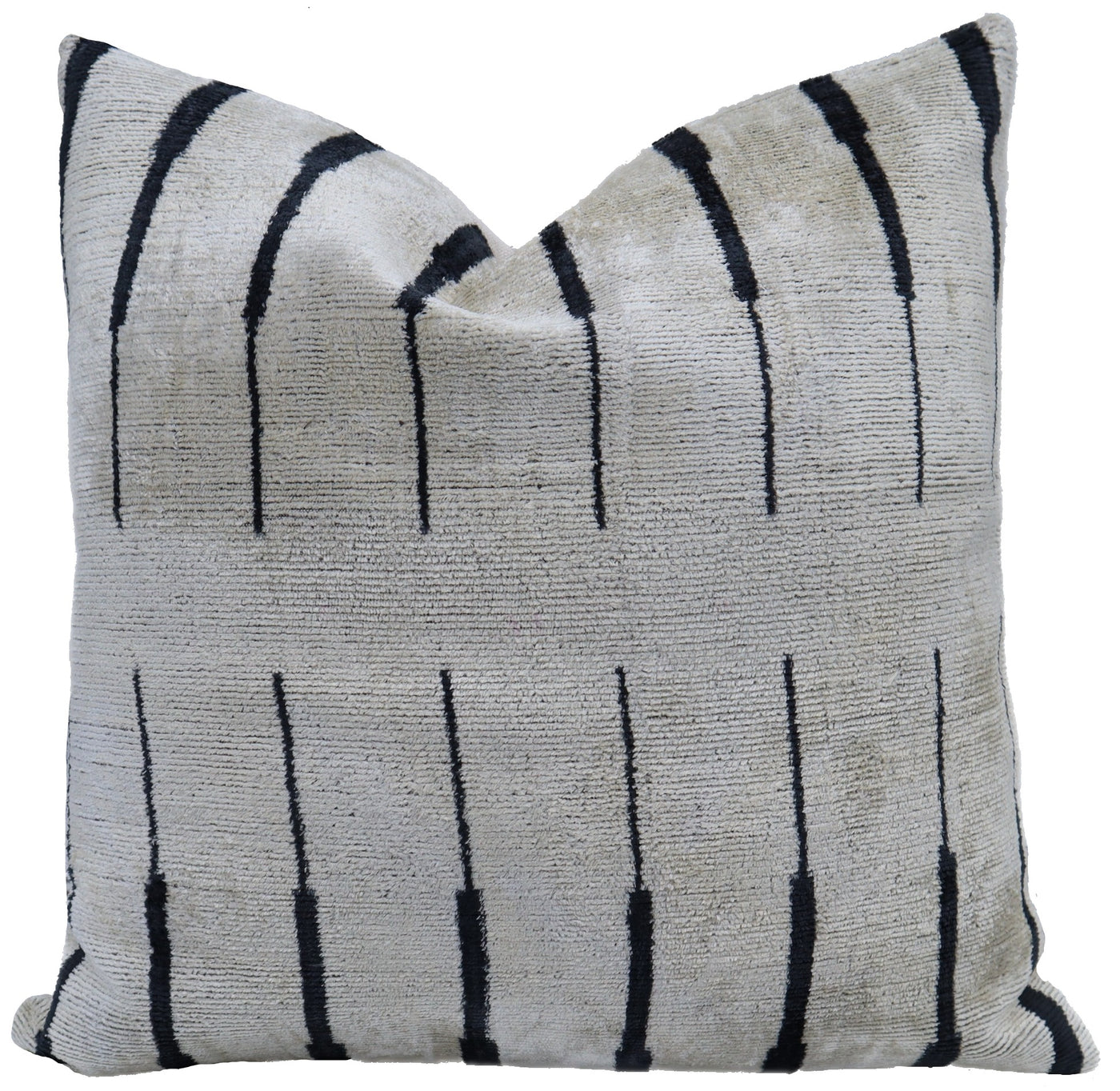 Canvello Decorative Black & White Pillow | 16x16 inch