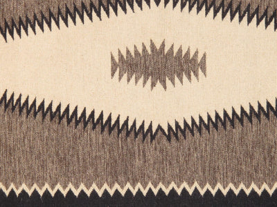 Canvello Tuscany Reversible Wool Mocha Area Rug- 2'6'' X 6'