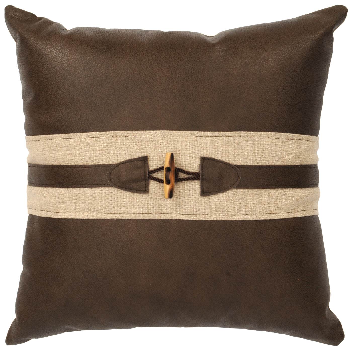 Canvello Prince Leather Pillow (18"x18")