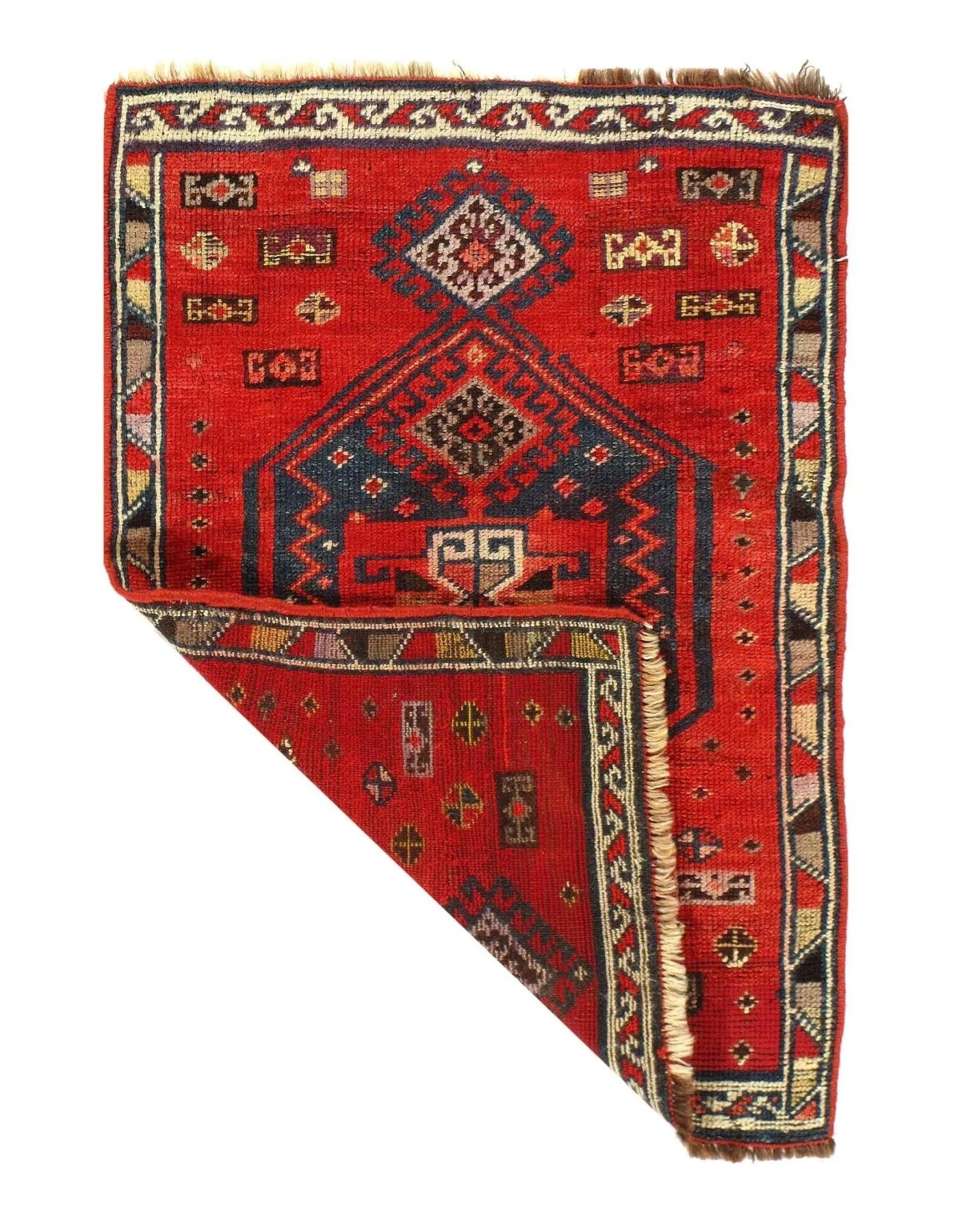 Canvello 1890s Antique Turkish Oushak Rug - 2' x 2'7" - Canvello