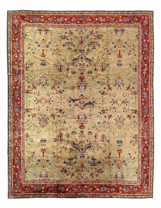 Canvello 1900s Antique Turkish Anatolia Rug - 12'9'' X 16'2''