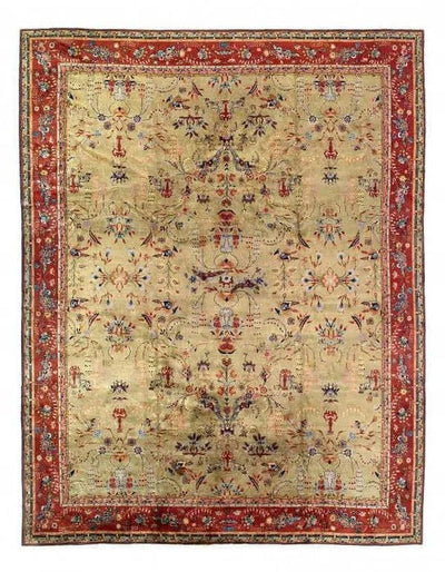 Canvello 1900s Antique Turkish Anatolia Rug - 12'9'' X 16'2'' - Canvello