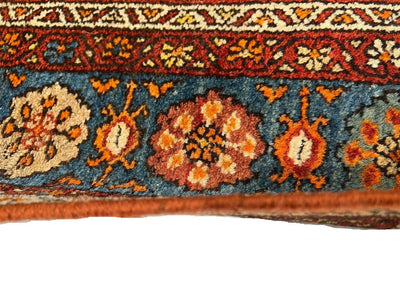 Canvello 1900s Fine Hand knotted Silkroad Antique Sarab Runner - 4'2'' X 10'7'' - Canvello