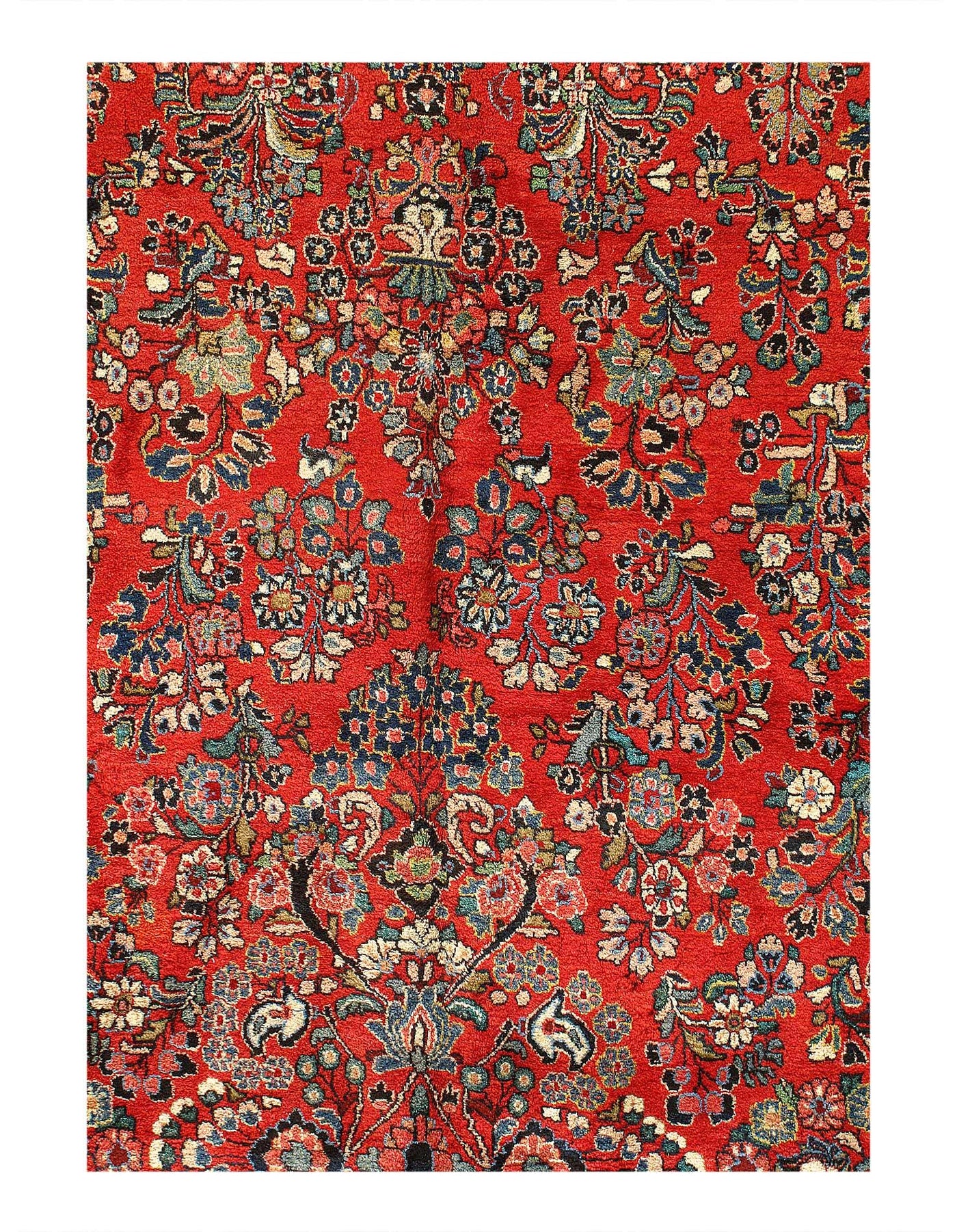 Antique Sarouk Rug | Persian Antique Sarouk Rug | Canvello