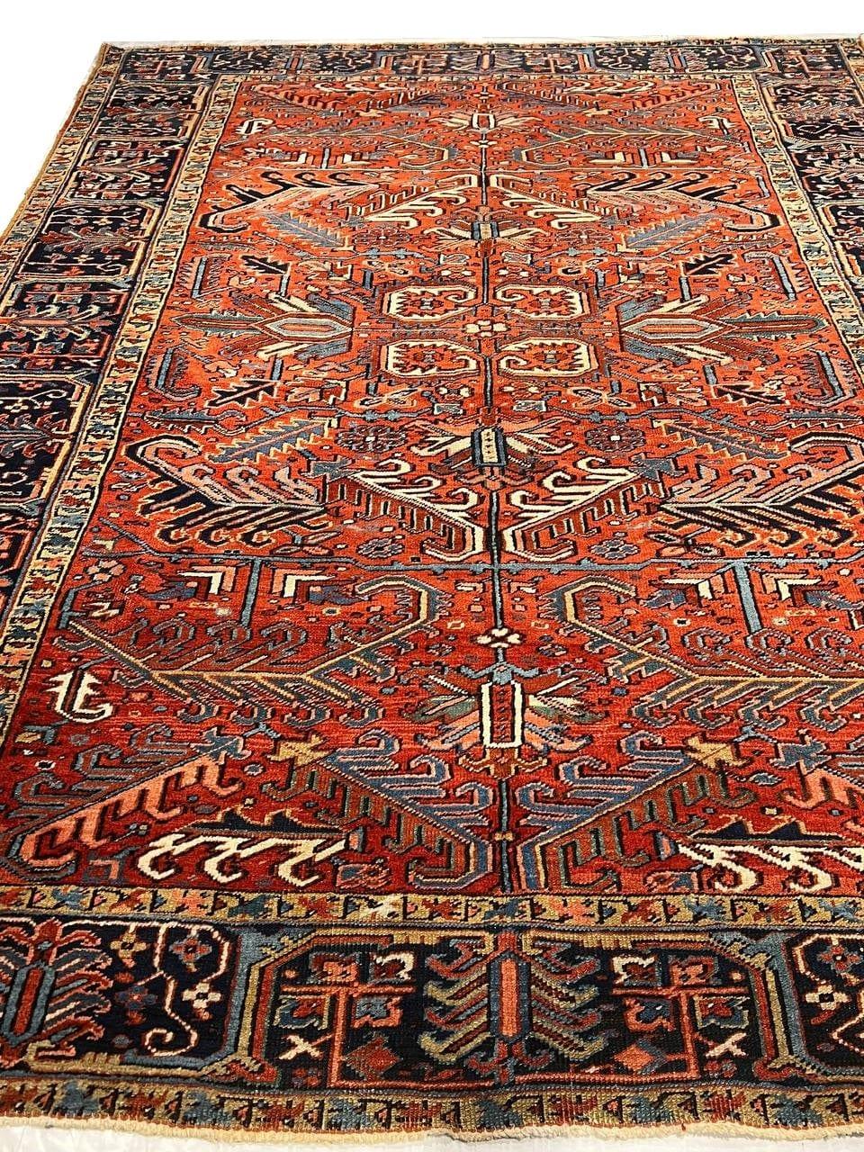 Canvello 1910s Silkroad Antique Serapi Rug - 7' X 10' - Canvello