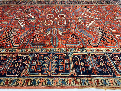 Canvello 1910s Silkroad Antique Serapi Rug - 7' X 10' - Canvello