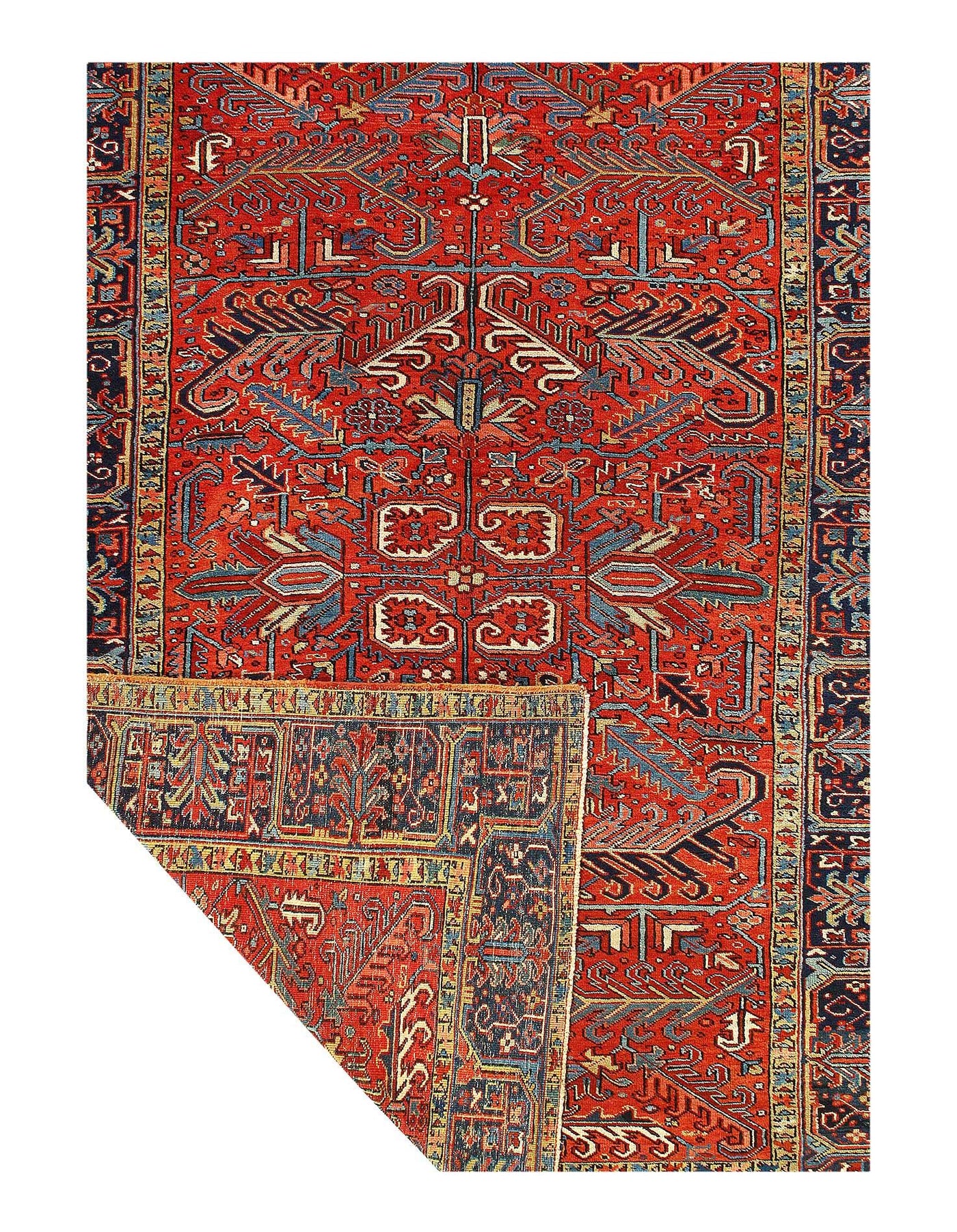 Canvello 1910s Silkroad Antique Serapi Rug - 7' X 10' - Canvello