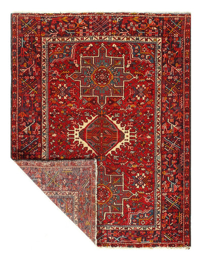 Canvello 1920s Silkroad Antique Karajeh Rug - 4'11'' X 6'3'' - Canvello